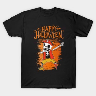 Halloween Happy Halloween Funny Pirate Costume T-Shirt